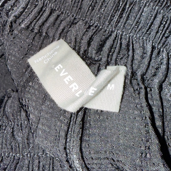 Everlane The Satin Pull-On Pant Black Size Medium - Picture 2 of 10